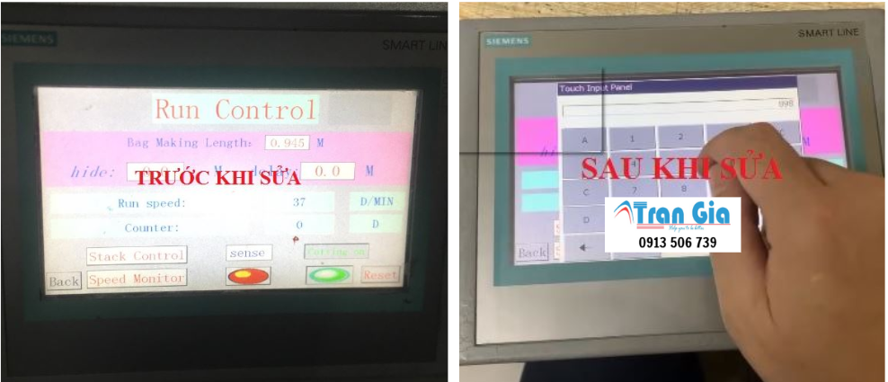 Công ty cung cấp, thay tấm cảm ứng cho màn hình công nghiệp HMI Siemens chính hãng