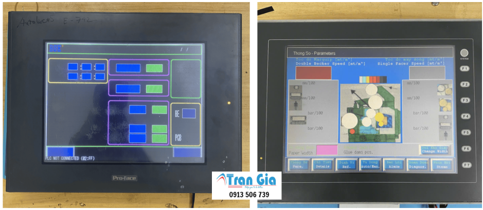 Hướng dẫn thay tấm cảm ứng màn hình HMI Proface, sửa LCD màn hình Proface