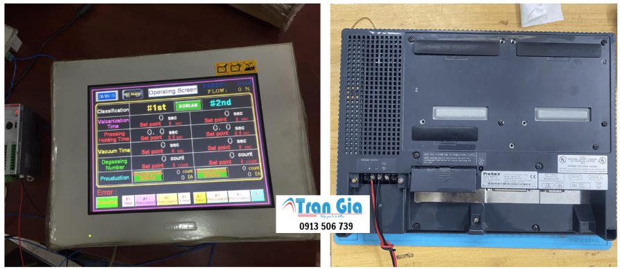 Hướng dẫn thay tấm cảm ứng màn hình HMI Proface, sửa LCD màn hình Proface