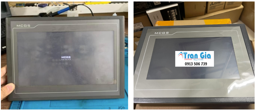 Trung tâm chuyên cung cấp, thay tấm cảm ứng cho màn hình HMI MCGS bảo hành 3-6 tháng
