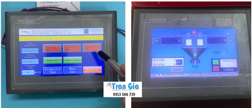 Trung tâm chuyên cung cấp, thay tấm cảm ứng cho màn hình HMI MCGS bảo hành 3-6 tháng