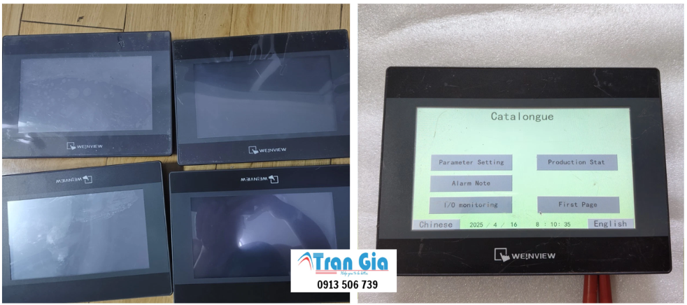 Trung tâm cung cấp dịch vụ thay tấm cảm ứng cho màn hình HMI Weinview lấy liền trong ngày