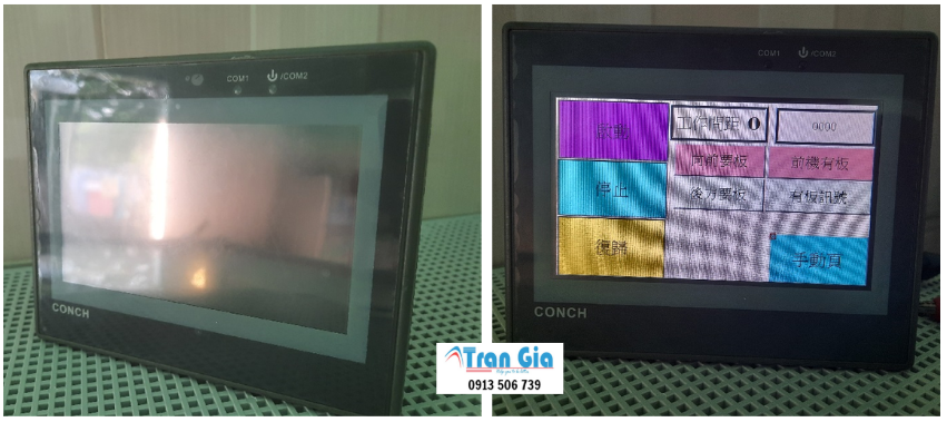 Chuyên sửa màn hình HMI Conch báo lỗi , Nhận Sửa HMI Conch bấm bị đơ lấy ngay trong ngày