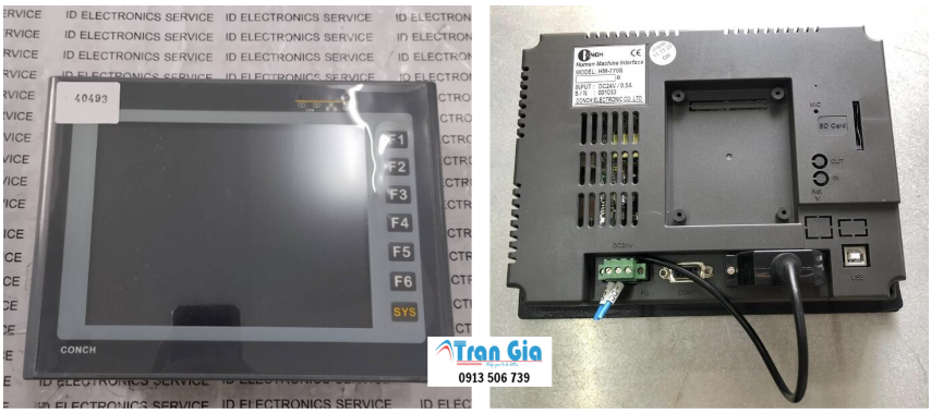 Hướng dẫn thay thế tấm kính cảm ứng cho màn hình HMI Conch 630, nhận thay thế tầm cảm ứng màn hình HMI uy tín