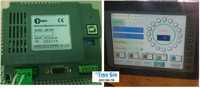 Hướng dẫn thay thế tấm kính cảm ứng cho màn hình HMI Conch 630, nhận thay thế tầm cảm ứng màn hình HMI uy tín