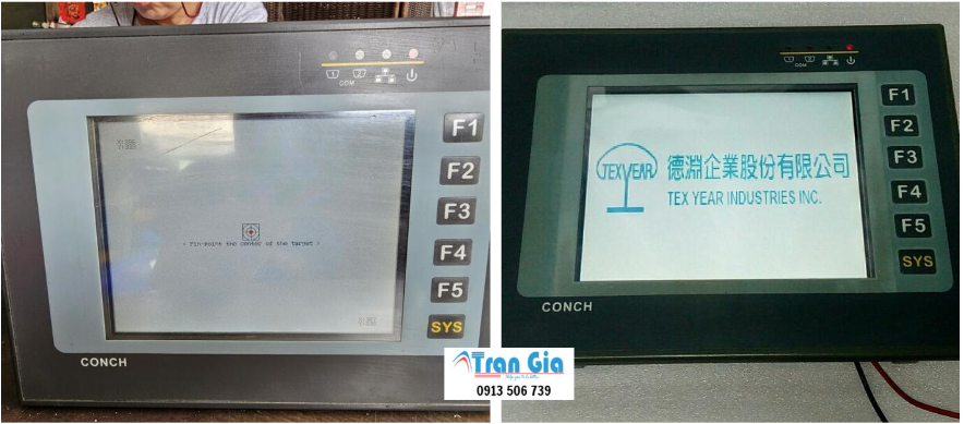 Chuyên thay tấm cảm ứng cho Màn hình HMI Conch 780 bị lệch cảm ứng, xử lý nhanh lấy liền