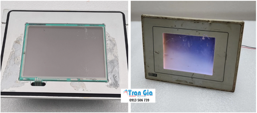 Sửa chữa màn hình cảm ứng HMI UniOP eTOP lỗi tấm LCD và cách xử lí lỗi để màn hình hoạt động lại lấy liền trong ngày