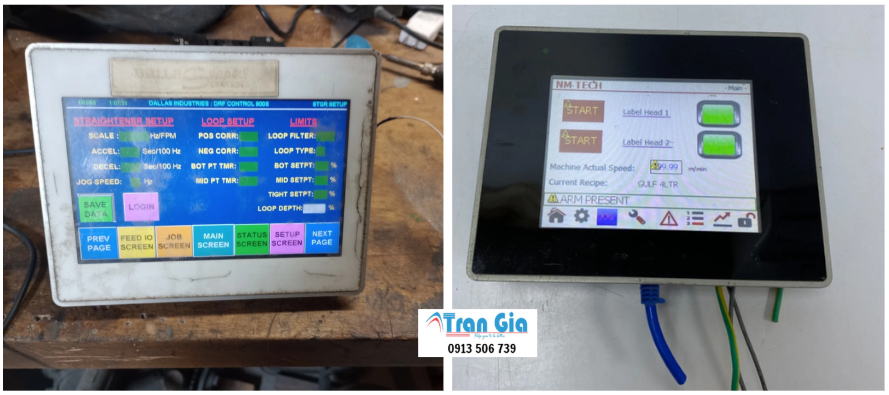 Sửa chữa màn hình cảm ứng HMI UniOP eTOP lỗi tấm LCD và cách xử lí lỗi để màn hình hoạt động lại lấy liền trong ngày