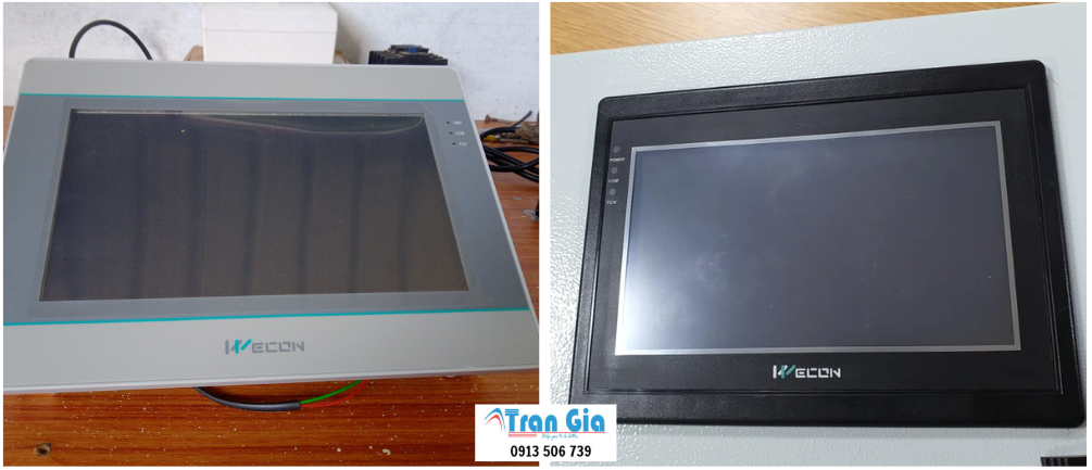 Trung tâm bảo hành, sửa màn hình cảm ứng Wecon 4.3 inch lỗi hiển thị loang mờ