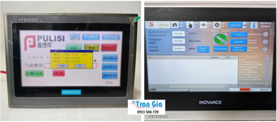 Sửa HMI Inovance IT7070E, Sửa màn hình cảm ứng Inovance IT7070E bảo hành 3-6 tháng
