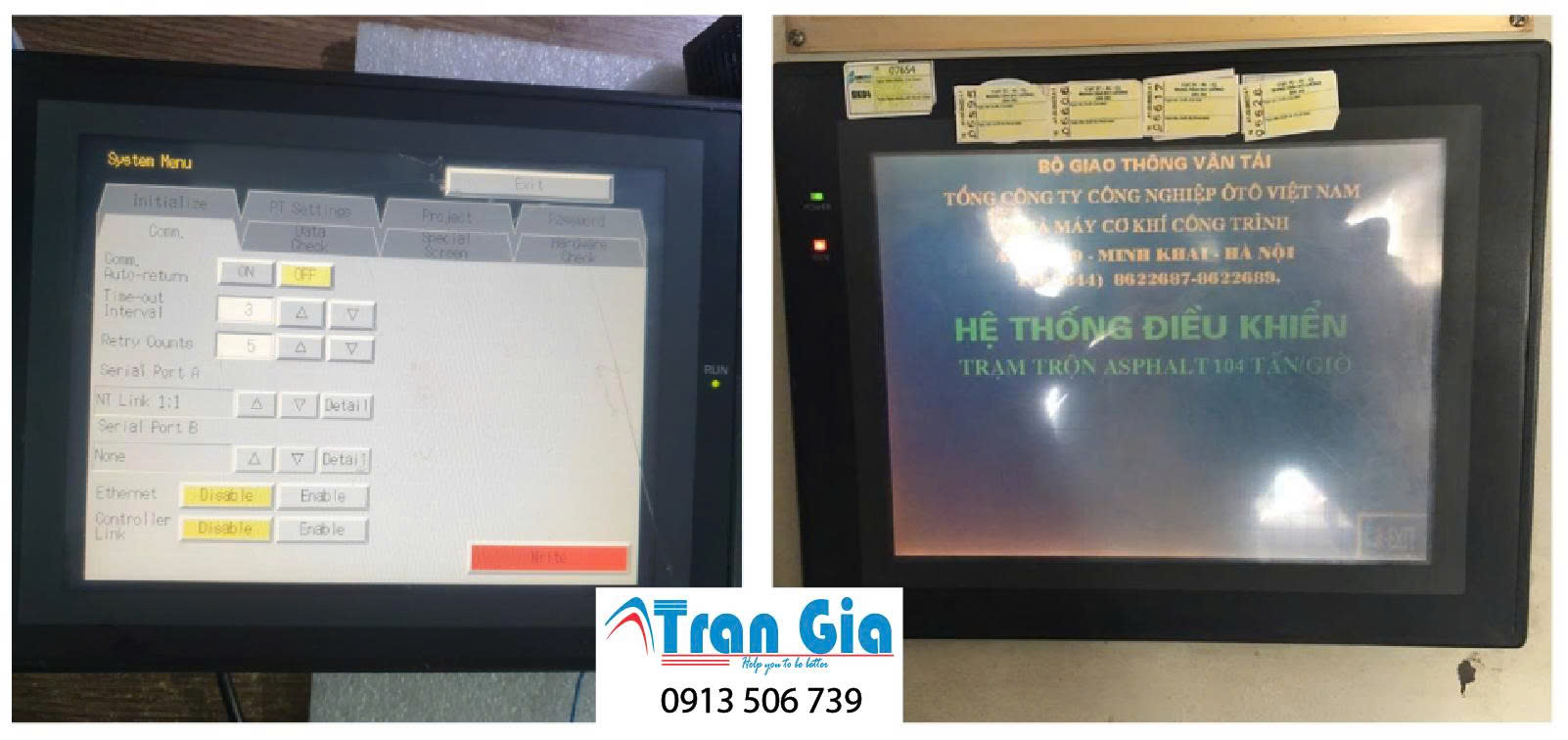 Trung tâm xử lý lỗi màn hình HMI Omron lỗi tối đen màn hình với giá ưu đãi