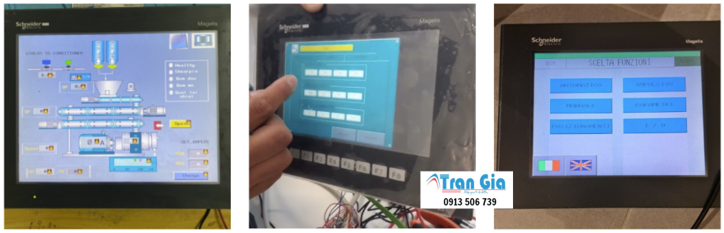 Công ty sửa chữa màn hình cảm ứng HMI Schneider, chuyên thay LCD và cảm ứng cho màn hình Schneider, sửa nhanh lấy ngay