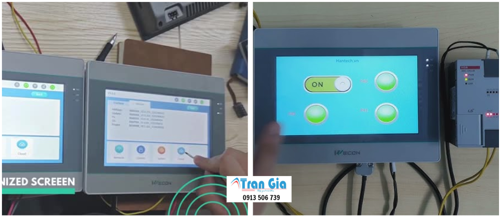Công ty chuyên sửa chữa màn hình cảm ứng HMI Wecon, thay LCD màn hình cảm ứng HMI Wecon, nơi sửa chữa màn hình uy tín