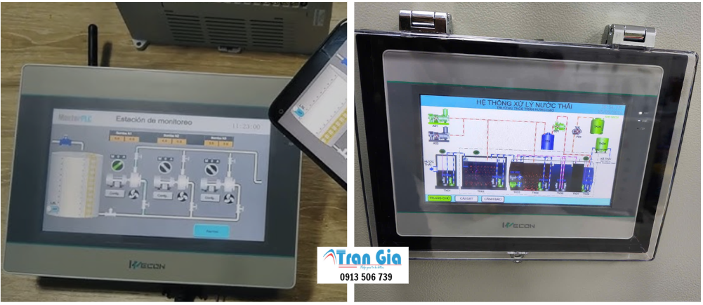 Công ty chuyên sửa chữa màn hình cảm ứng HMI Wecon, thay LCD màn hình cảm ứng HMI Wecon, nơi sửa chữa màn hình uy tín