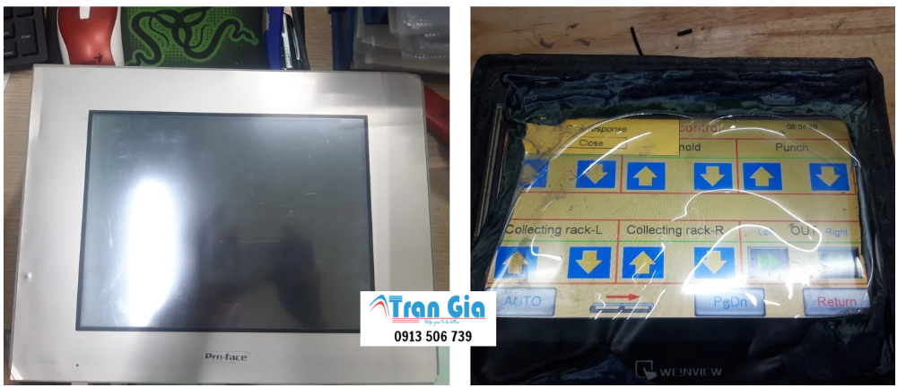 Công ty chuyên sửa màn hình cảm ứng HMI lỗi cảm ứng bấm không nhạy, bấm không ăn cần sửa gấp