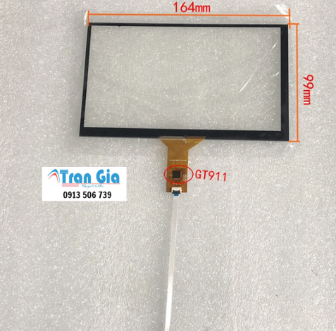 Tấm cảm ứng màn hình cảm ứng đa điểm 7.0 inch 164x96mm/ IC-GT911 giá rẻ
