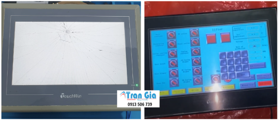 Dịch vụ sửa chữa, thay thế tấm kính cảm ứng cho màn hình HMI Touchwin ở đâu uy tín