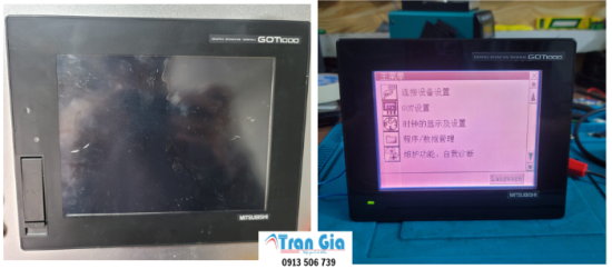 Công ty sửa màn hình cảm ứng HMI hãng Mitsubishi các model A950GOT, A951GOT, A953GOT, A956GOT, A960GOT bảo hành 6 tháng toàn quốc