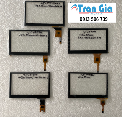 Tấm cảm ứng màn hình cảm ứng điện dung 4.3 inch dùng trong công nghiệp chính hãng bảo hành 12 tháng