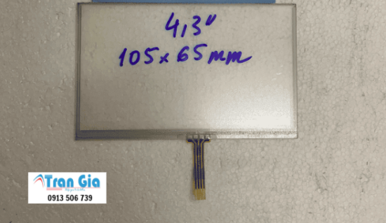 Tấm cảm ứng công nghiệp 4.3 inch kích thước 105x65mm chính ưu đãi hấp dẫn