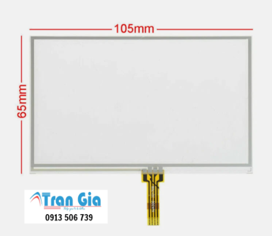 Tấm cảm ứng công nghiệp 4.3 inch kích thước 105x65mm chính ưu đãi hấp dẫn