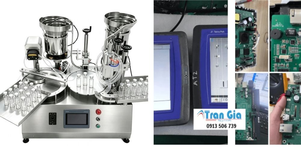 Sửa HMI máy chiết rót lỗi hiển thị