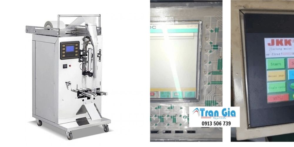 Sửa HMI máy chiết rót không hiển thị thông số 