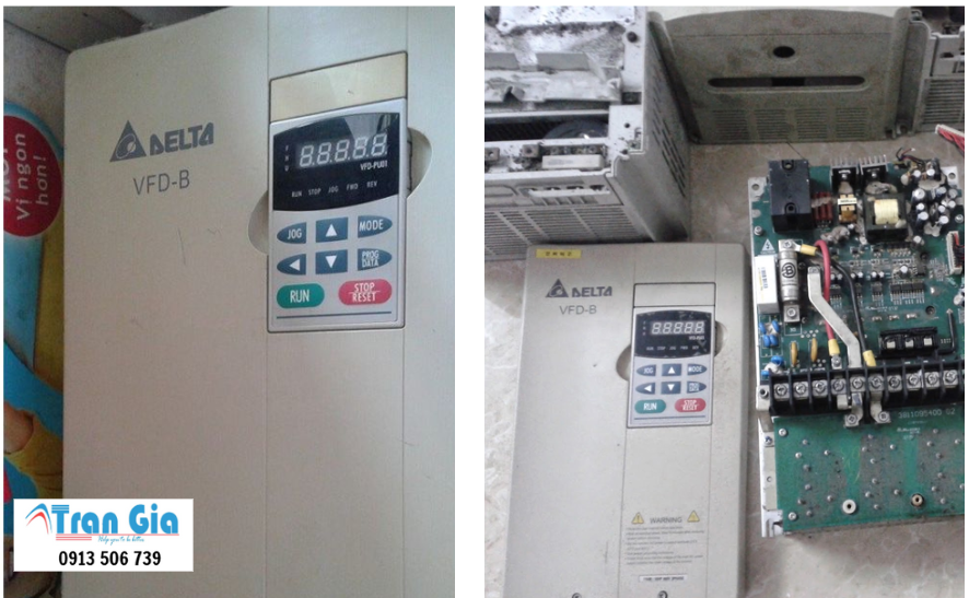 Chuyên sửa biến tần Delta báo lỗi cF2, cF3, HPF (Lỗi phần cứng) và cách khắc phục với kinh nghiệm lâu năm