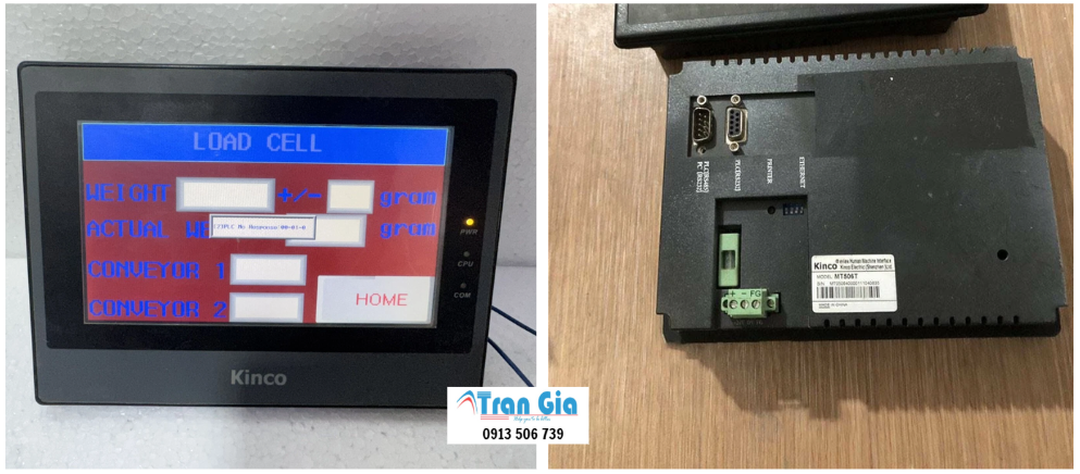 Khắc phục nhanh sự cố, sửa màn hình cảm ứng Kinco Hư phần LCD hiển thị, màn hình bị loang, không thấy rõ 