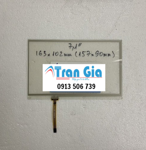 Tấm cảm ứng công nghiệp 7.1 inch 163×102 mm (157×90 mm) chính hãng, uy tín