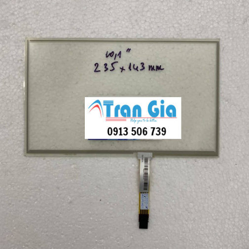 Tấm cảm ứng công nghiệp 10.1 inch / 235x143mm- cáp 4 chân ưu đãi lớn
