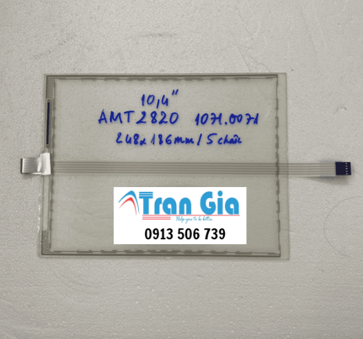 Tấm cảm ứng công nghiệp 10.4 inch AMT2820 1071.0071/ 248x186mm/ 5 chân chính hãng