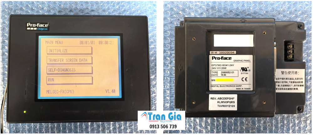 Chuyên sửa chữa màn hình HMI Pro-face GP37W2-BG41-24V bảo hành linh kiện chính hãng