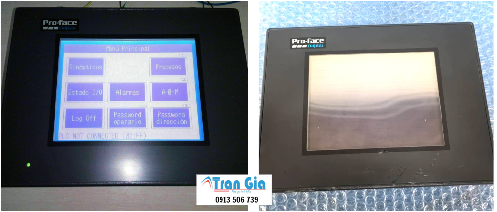 Chuyên sửa chữa màn hình HMI Pro-face GP37W2-BG41-24V bảo hành linh kiện chính hãng