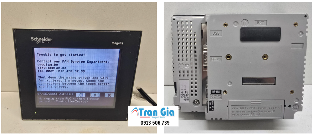Chuyên sửa HMI Schneider XBTGT5230 bị hư LCD lấy trong ngày uy tín