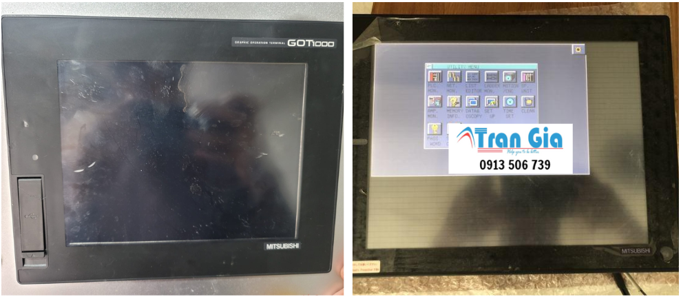 Công ty chuyên sảo hành và sửa chữa màn hình HMI Mitsubishi với linh kiện chính hãng