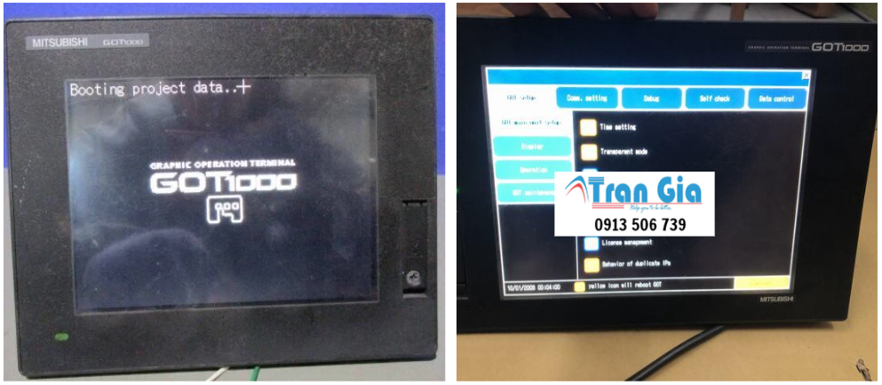 Công ty chuyên sảo hành và sửa chữa màn hình HMI Mitsubishi với linh kiện chính hãng