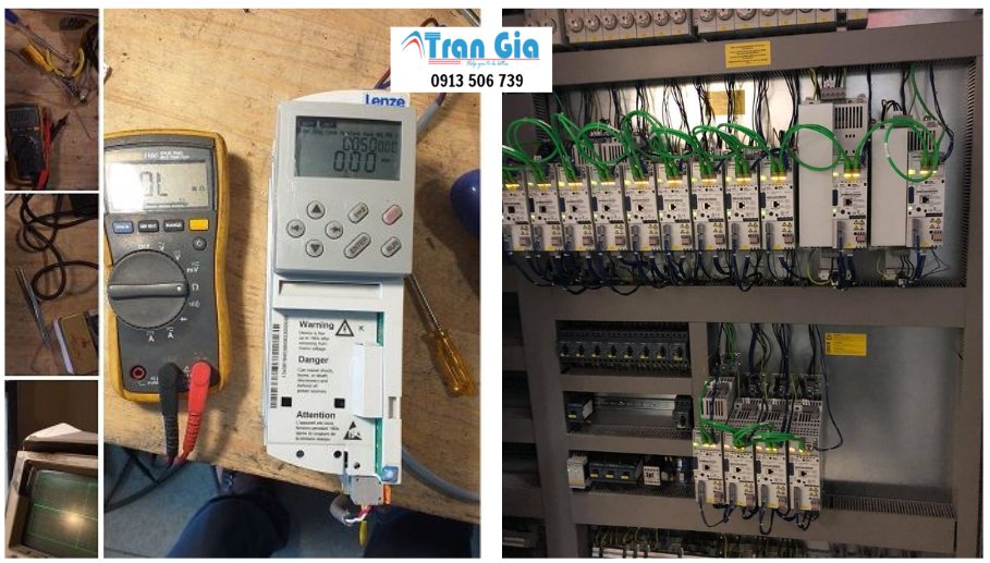 Sửa biến tần Lenze báo lỗi F0011 (Báo lỗi động cơ quá nhiệt) và cách sửa cam kết hết lỗi, sửa lấy ngay