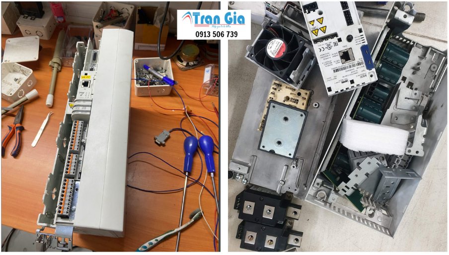 Sửa biến tần Lenze báo lỗi F0011 (Báo lỗi động cơ quá nhiệt) và cách sửa cam kết hết lỗi, sửa lấy ngay