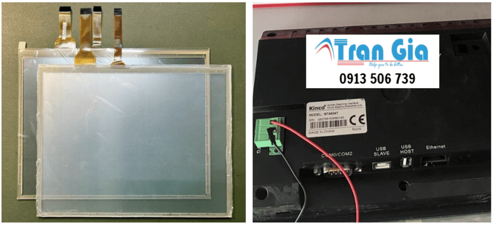 Khắc phục nhanh sự cố, sửa màn hình cảm ứng Kinco Hư phần LCD hiển thị, màn hình bị loang, không thấy rõ
