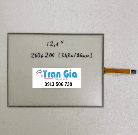 Tấm cảm ứng công nghiệp 12.1 inch cáp 4 dây to 260×200 ( 248×186 ) mm ưu đãi hấp dẫn
