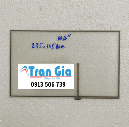 Tấm cảm ứng công nghiệp 10.2 inch/ 235x145mm_ Cáp 4 chân nhỏ giá tốt