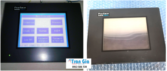 Chuyên sửa chữa màn hình HMI Pro-face GP37W2-BG41-24V bảo hành linh kiện chính hãng