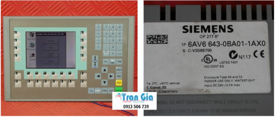 Chuyên sửa chữa HMI Siemens OP277 6AV6643-0BA01-1AX0 uy tín toàn quốc