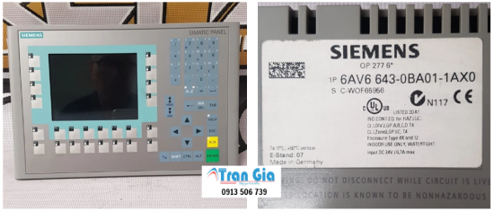 Chuyên sửa chữa HMI Siemens OP277 6AV6643-0BA01-1AX0 uy tín toàn quốc