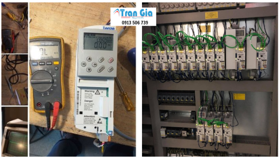 Sửa biến tần Lenze báo lỗi OC2 (Lỗi chạm đất – Pha động cơ nối đất) và cách sửa linh kiện chính hãng