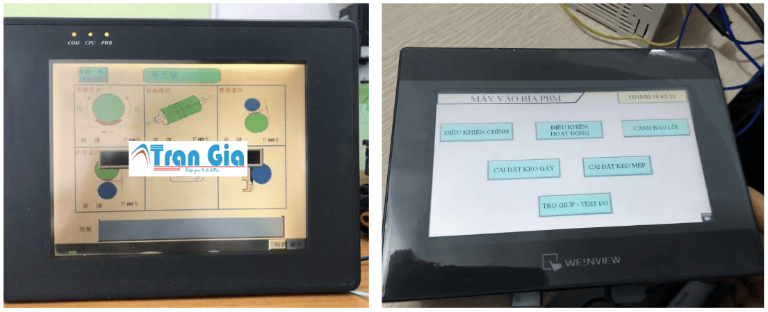 Chuyên khắc phục sửa chữa màn hình WEINTEK lỗi hiển thị loang mờ, thay linh kiện uy tín