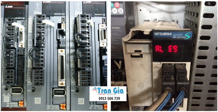 Sửa Servo Mitsubishi Lỗi AL 45 Main circuit device overheat với giá rẻ