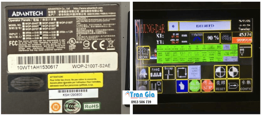 Công ty uy tín chuyên sửa chữa màn hình HMI Advantech không lên nguồn toàn quốc giá tốt