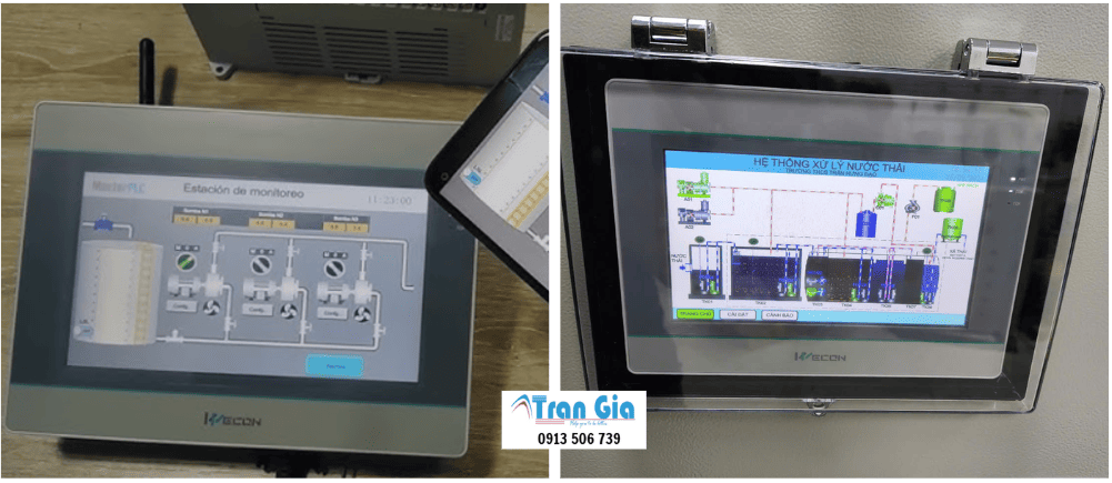Công ty uy tín sửa màn hình HMI Wecon báo lỗi, thay tấm cảm ứng, LCD bảo hành toàn quốc lên đến 3 tháng